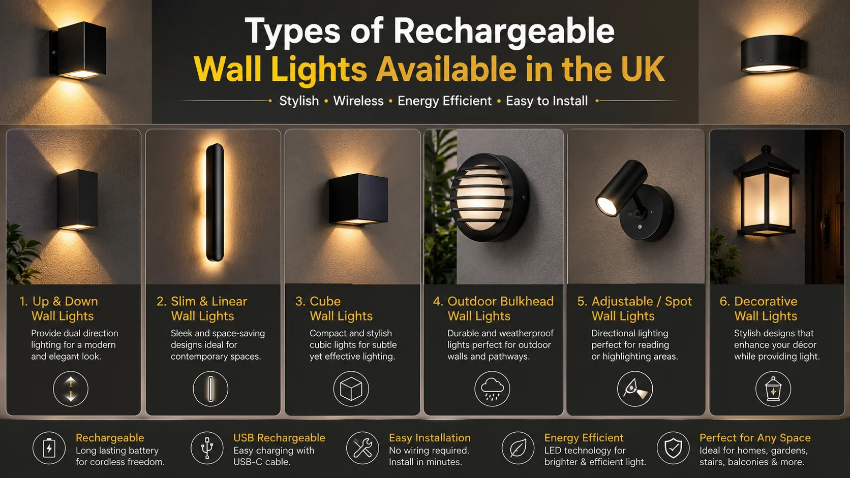 Rechargeable Wall Light